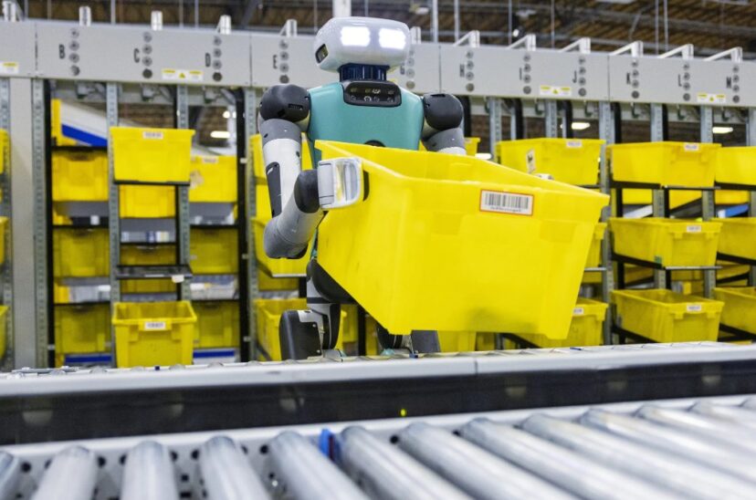 Innovaciones de Amazon usan robots para asistir a empleados y atender clientes