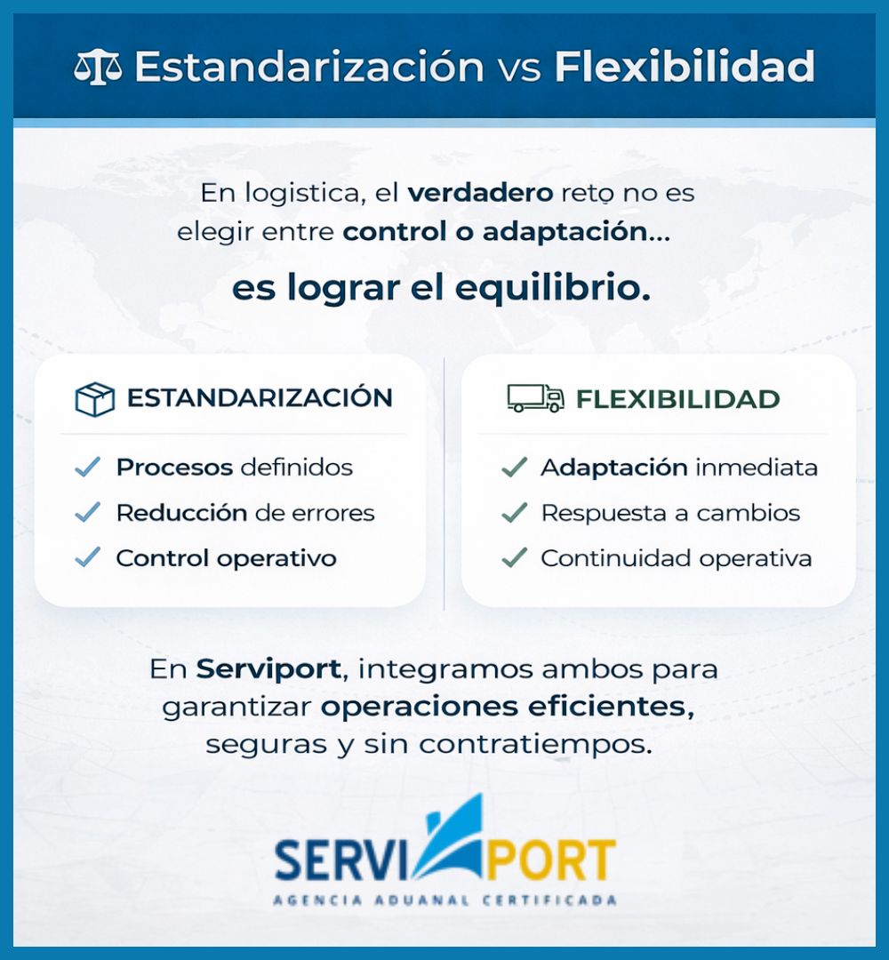 Estandarización vs Flexibilidad: el equilibrio que define una operación logística exitosa