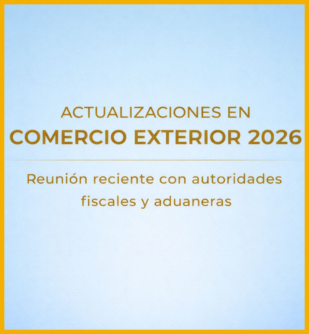 ACTUALIZACIONES EN COMERCIO EXTERIOR