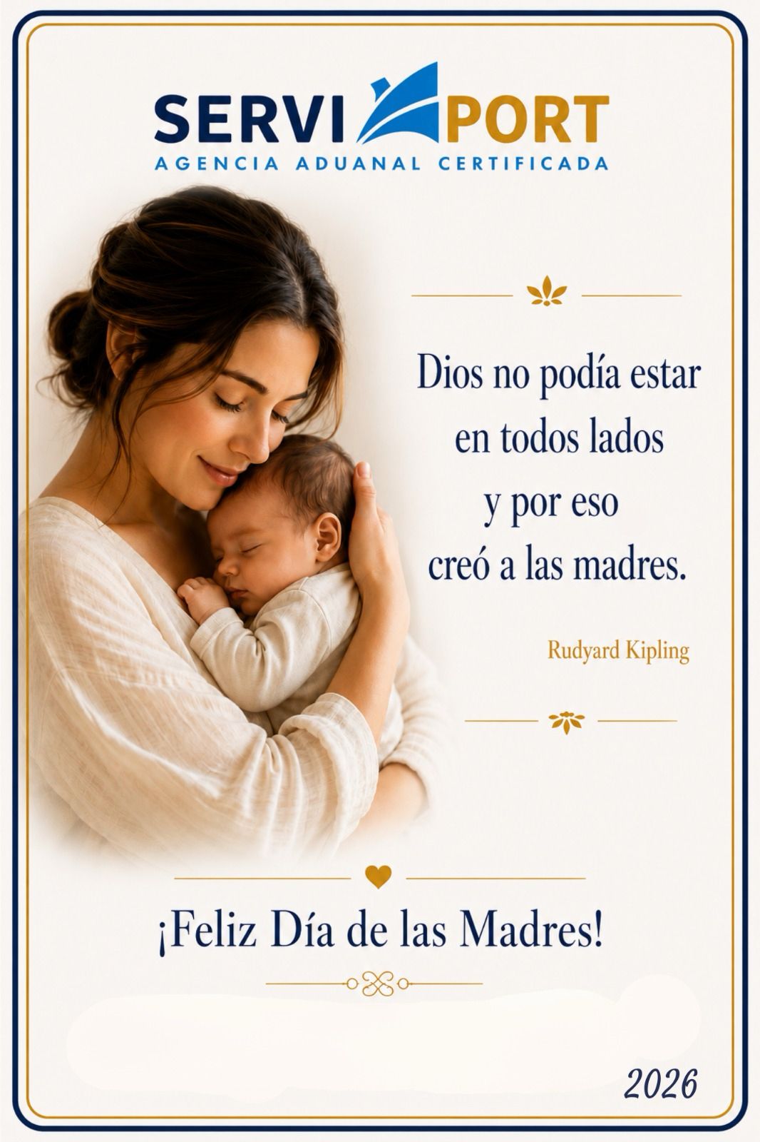 SERVI-PORT felicita a todas las mamás en su día