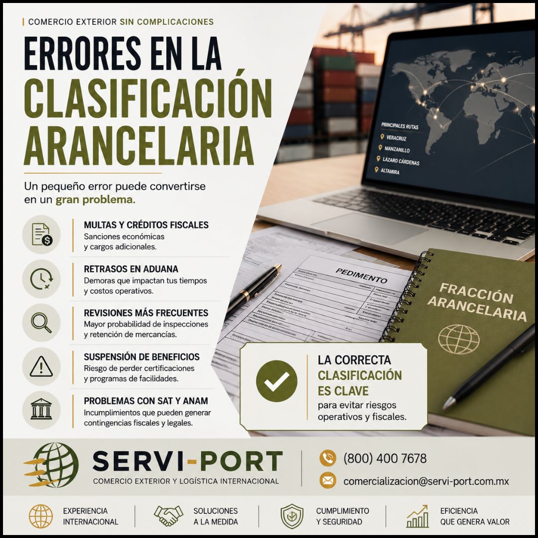 Errores en clasificación arancelaria: riesgos operativos y fiscales para importadores