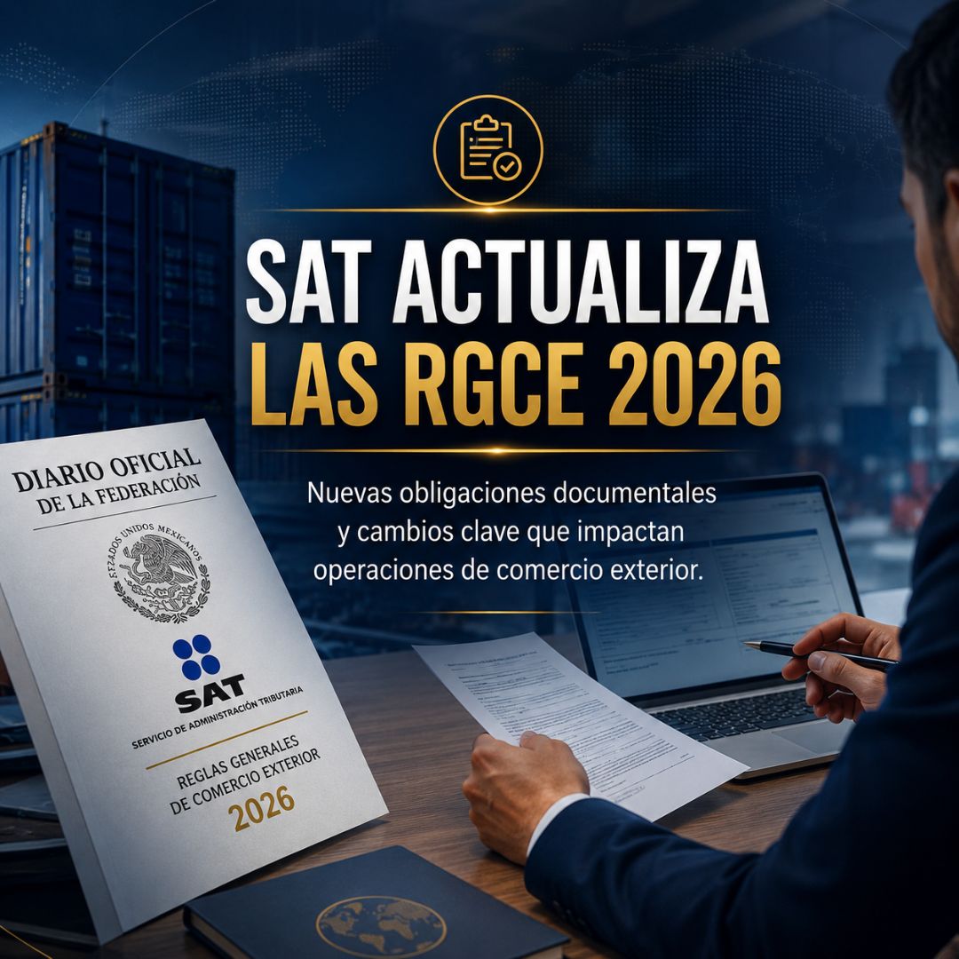 SAT publica Primera Resolución de Modificaciones a las RGCE 2026