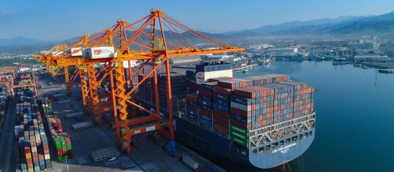 Contecon recibe el barco más grande en la historia del Puerto de Manzanillo