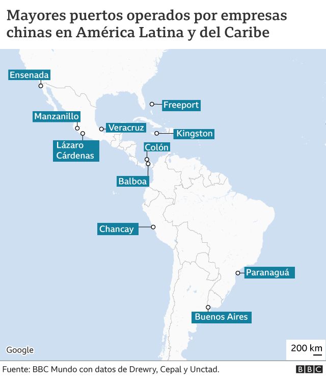 La invasión china en los puertos estratégicos de Latinoamérica