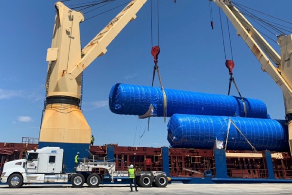 Puerto de Guaymas recibe carga de importación para empresa gasera