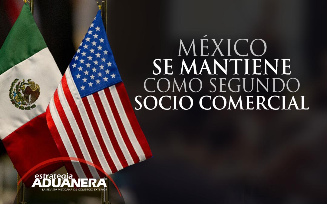 México no logra subir y continúa como segundo socio comercial de EU