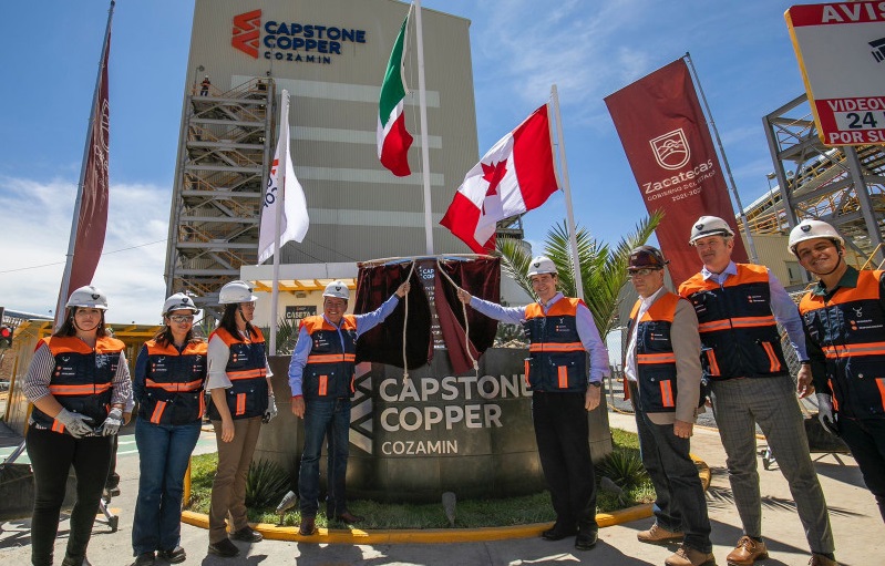 Capstone Copper invierte más de 450 mdp en Zacatecas