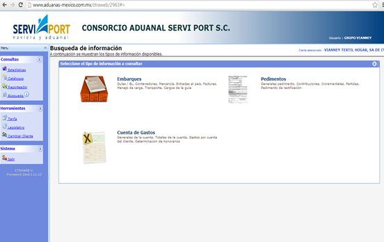 Sistema Agencia Aduanal en Altamira