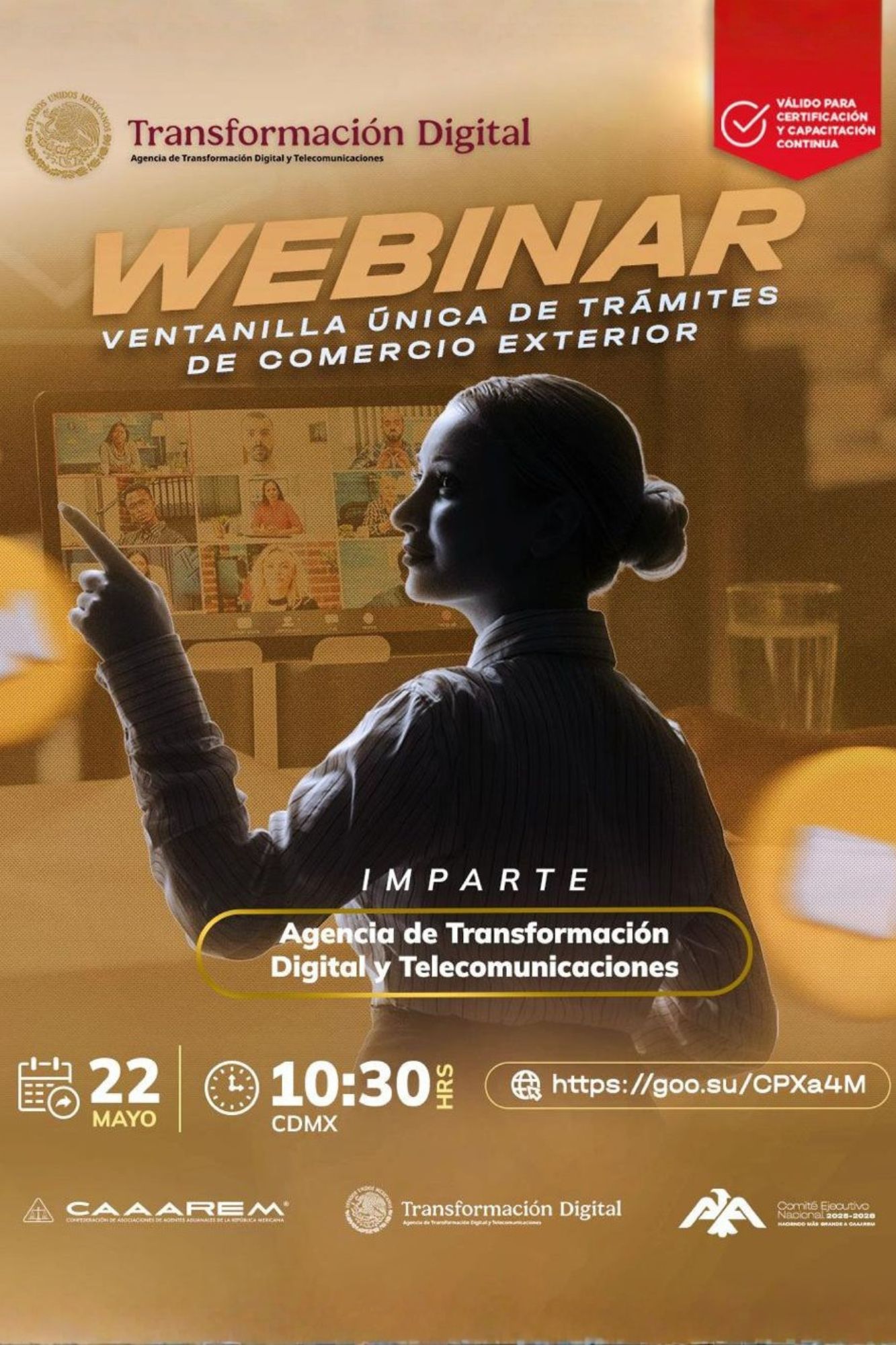 Webinar: Ventanilla Única de Trámites de Comercio Exterior