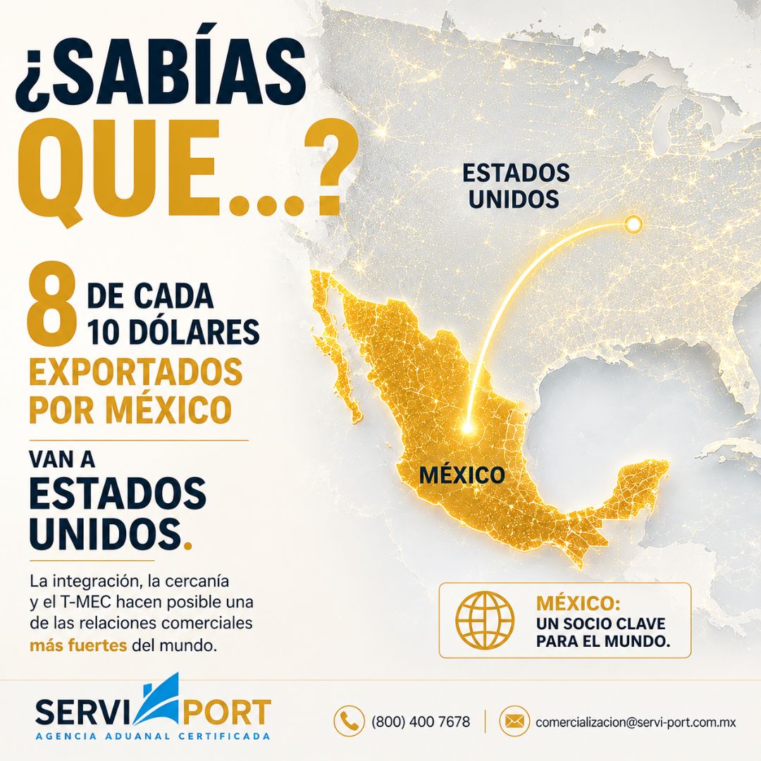 Estados Unidos, principal destino de las exportaciones mexicanas
